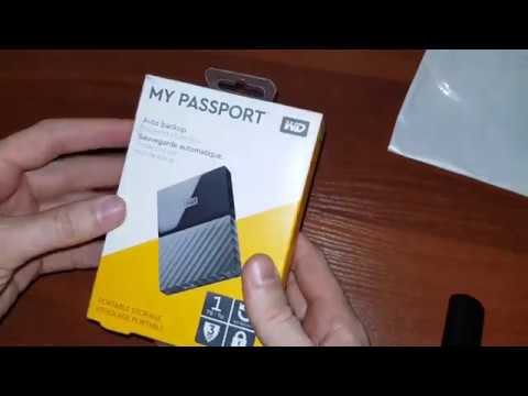 Накопичувач зовнішній HDD 2.5" USB 1.0 TB WD My Passport Black (WDBYNN0010BBK-WESN)
