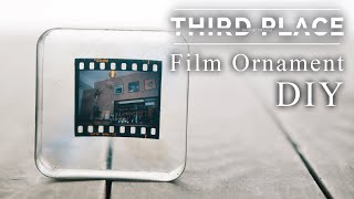 【film】現像したフィルムをレジンで閉じ込めました。
