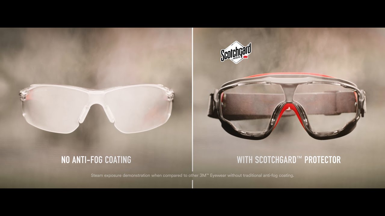 3M — 3M Anti-Fog Safety Eyewear with Scotchgard Protector (YouTube video ad)