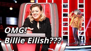 BILLIE EILISH in The Voice | Blind Auditions | BEST Billie Eilish Covers