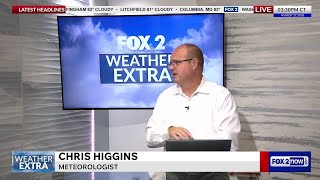 Weather Extra with Chris Higgins: Lunar Eclipse-Big heat possible next week