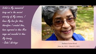 Memorial for Barbara Bond