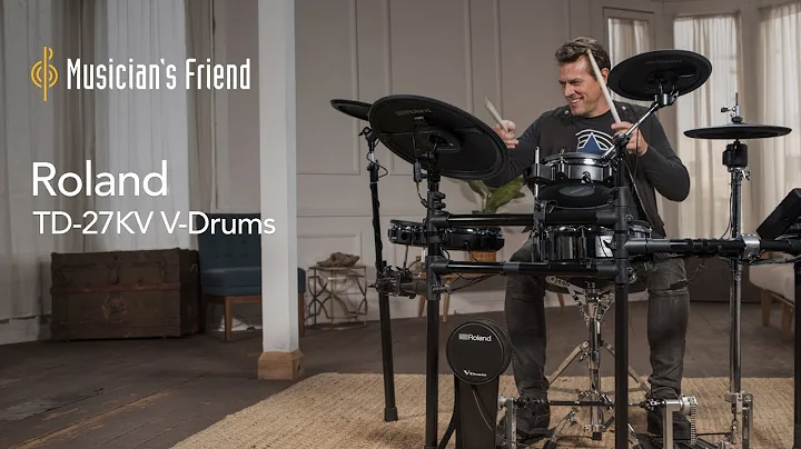 Roland TD-27KV V-Drums Electronic Drum Kit Demo wi...