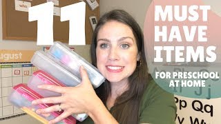 My Homeschool Essentials | Preschool And Tot School At Home