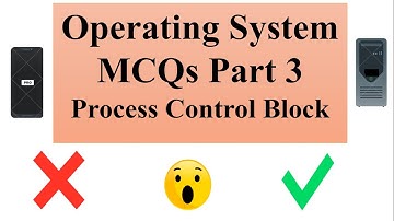 Operating System Mcqs|Process Control Block|Part3|PPSC |FPFC|PMS|CSS|PPSC Computer Science|BA/Bsc