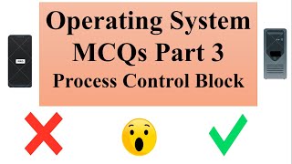 Operating System MCQs | Process Control Block | Part 3 | PPSC | FPSC | PMS | CSS | PPSC Computer ...