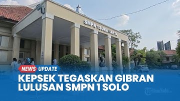 Bantah Dokter Tifa, Kepsek Tegaskan Gibran Lulusan SMPN 1 Solo: Ada Ijazahnya