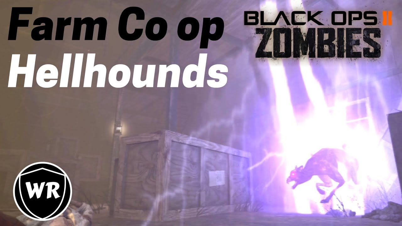 Black Ops 2 Zombies Farm Coop with Hellounds World record 66 Part 1 of