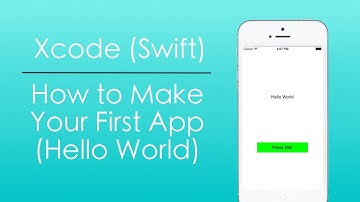 How to Make Your First Swift App with Xcode (Hello World)