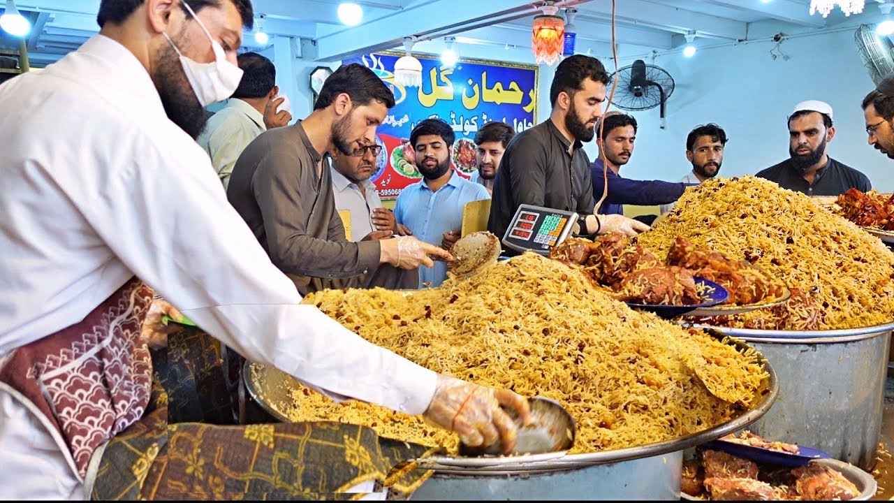 Rahman Gul Chawal Wala Peshawar | Most Famous Rice in Peshawar | Street Food Pakistan