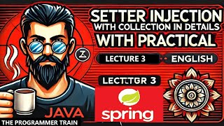 How to do setter Injection with collection in spring with practical in English ✓ | #springframework