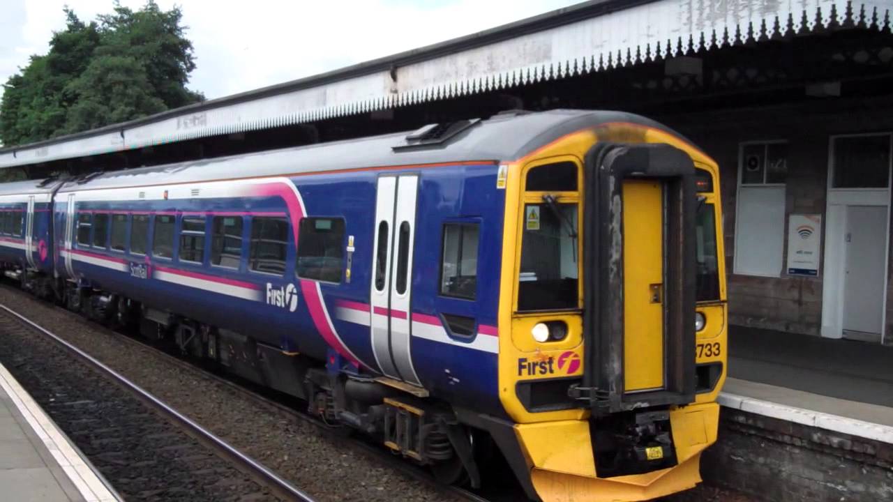 Passenger Train To Cowdenbeath Lower Station Dunfermline Fife Scotland