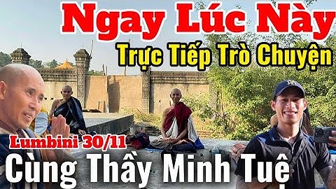 Ngay Lúc Này Trực Tiếp Trò Chuyện Cùng Thầy Minh Tuệ & Các Huynh Đệ 30/11 #suminhtue #moinhat