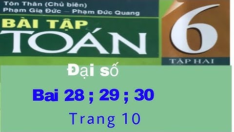 Bài 28 sbt toán 6 tập 2 tr 10 năm 2024