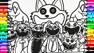 Smiling Critters New Coloring Pages Coloring Poppy Playtime Chapter 3 ...
