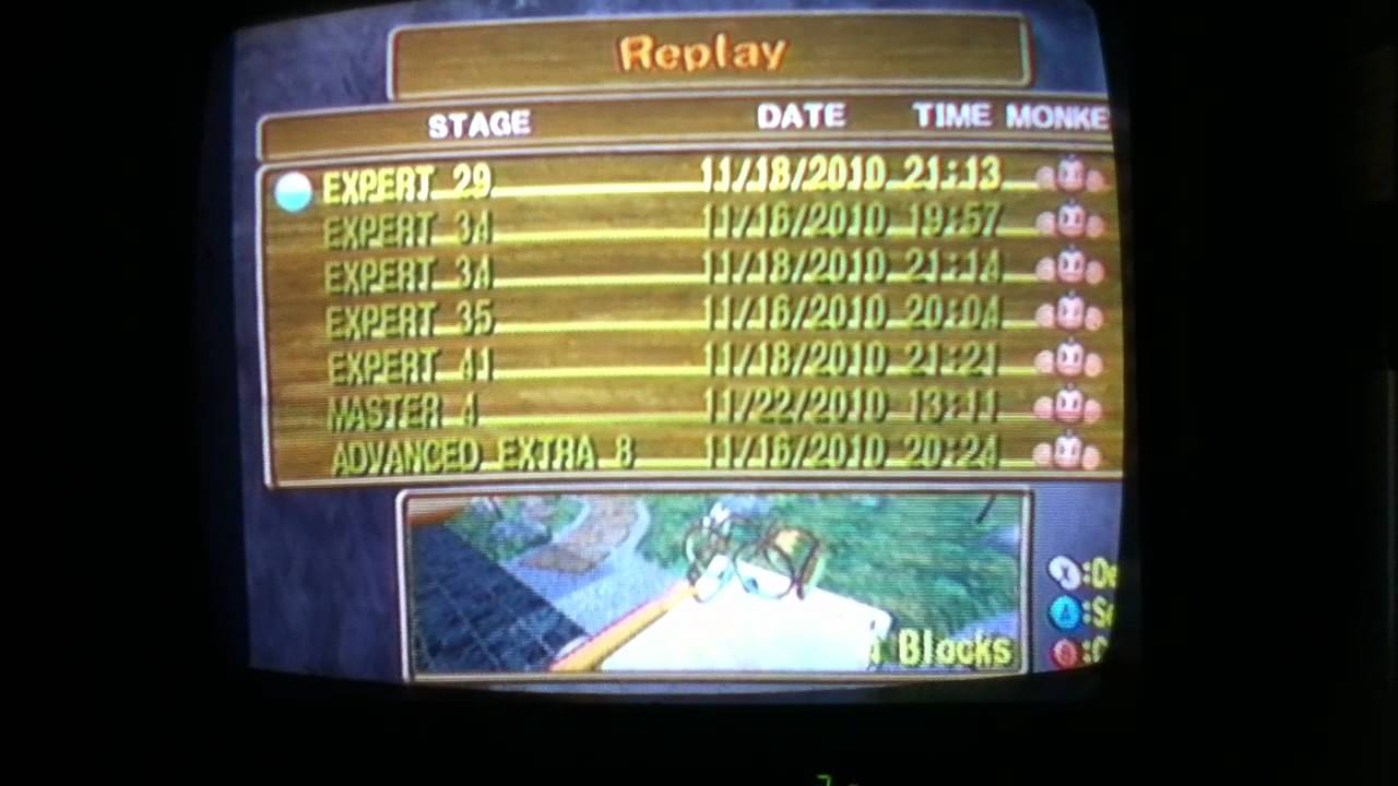 Monkey ball 2 Glitches