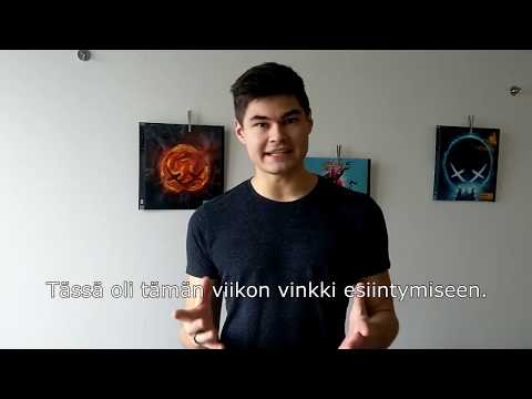 Täytesanat esiintyessä