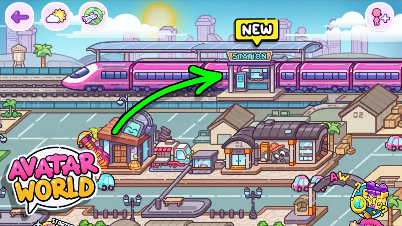 A NEW METRO STATION IS OPEN IN AVATAR WORLD! // CANDY LOVE