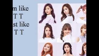 TWICE - TT [EASY LYRICS]