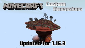 Minecraft Custom Dimensions Datapack updated to 1.16.3 with Download