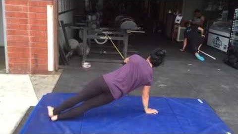 Side Plank T-Band Rotations