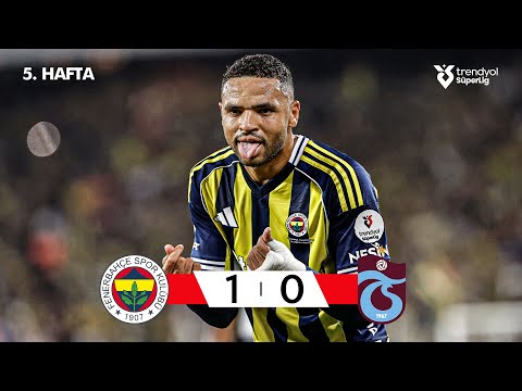 Fenerbahçe (1-0) Trabzonspor - Highlights/Özet | Trendyol Süper Lig - 2025/26