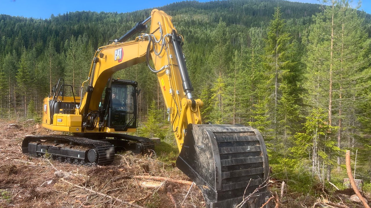 Brand new Cat 317 2025 doing some work
