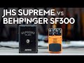 JHS Supreme vs Behringer SF300 - A Super Fuzz comparison