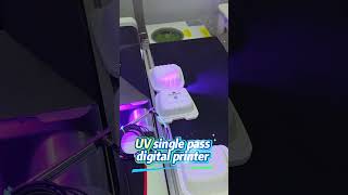 UV single pass digital printer for plastic box and plastic lids#inkjetprinter