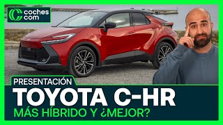 Tecnología más allá de la estética en el TOYOTA C-HR 🔌 Presentación | Opinión | coches.com