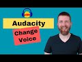 Audacity how to change voice