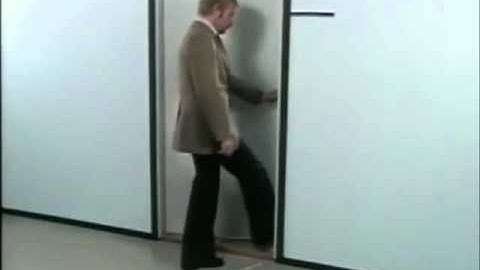 How to open a door - Finnish instructional video from 1979, but reversed