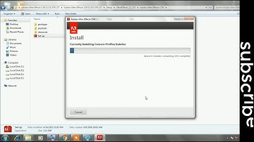 How to install Adobe After Effects CS6 full version life time all windows