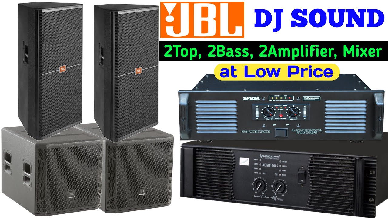 JBL SRX725 2Top, STX800 2Bass + 2 Amplifier Dj Price