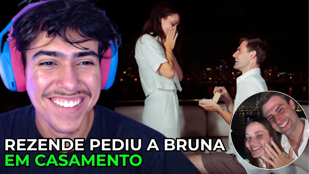 FINALMENTE SAIU O PEDIDO DE CASAMENTO DO REZENDE - React Rezendeevil