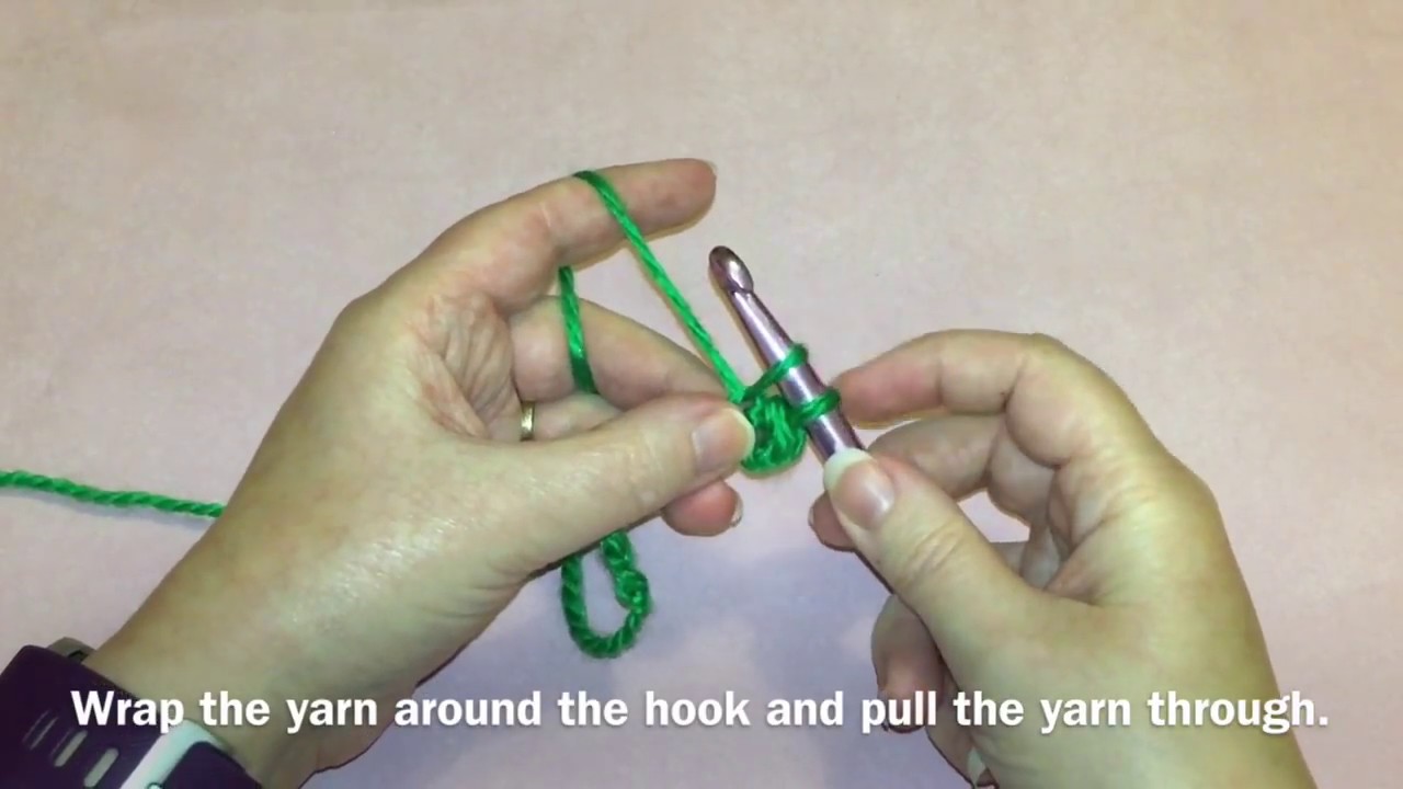 Double crochet UK/Single crochet US - YouTube