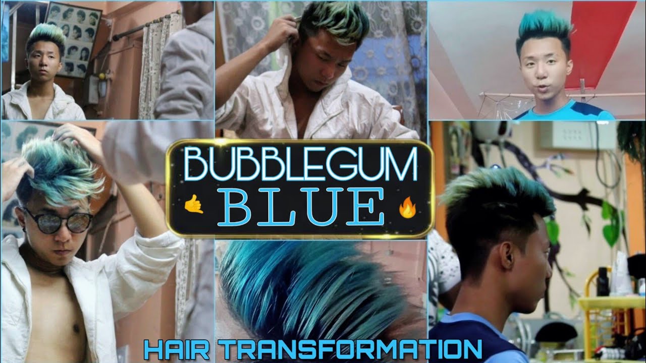 3. "Bubblegum Blue Hair for Boys" - wide 9