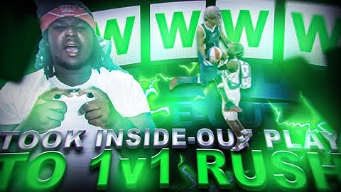 I took my 99 Overall  inside out playmaker to the Rush Event And Straight Dominated In Nba 2k20!