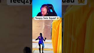 Teeqzy Solo Squad 😱 #shorts #fortniteshorts