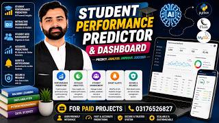 Student Performance Predictor and Dashboard Using Python & ML | CS619 Final Year Project | VU