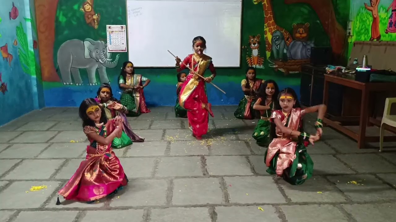 सुशील मराठी प्राथमिक शाळा सोलापूर इ. ५वी# नवरात्र उत्सव 