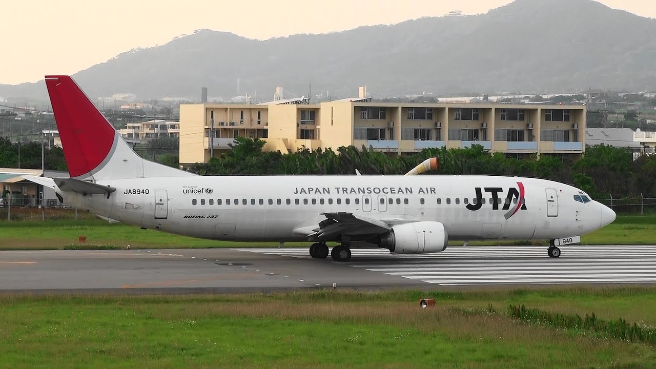 737-400 Engine Roar] JTA Boeing 737-400 JA8940 TAKE-OFF