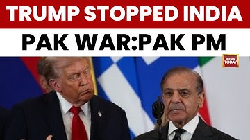 Pakistan PM Shehbaz Sharif Wants Nobel For Trump For 