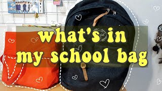 What's in my school bag - indonesia⭐