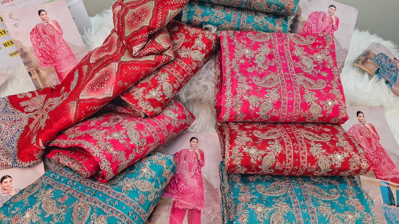 2026🌙 রাজকিয় LOOK এ নতুন InDian কালেকশন 🎉 rakhi Catalouge three piece / eid design / new dress ২০২৬