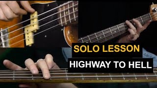 Highway to Hell Bass Guitar Lesson - AC/DC Bass Lessons chords