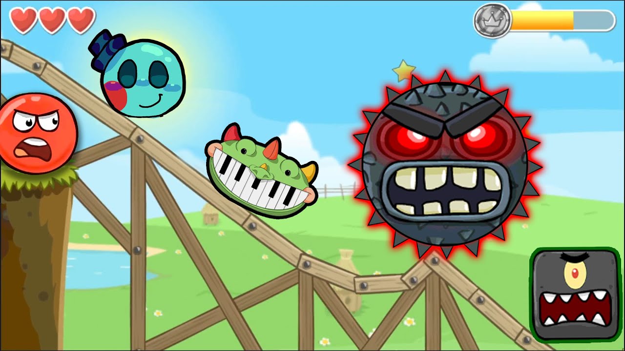 Doey Red Ball 4 Pianosaurus Deaths