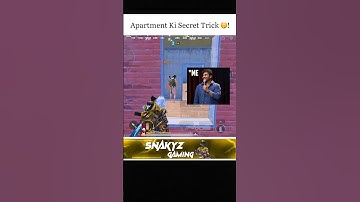 🫨 APARTMENT KI SECRET TRICK 😅🙏‼️ #bgmi #shorts