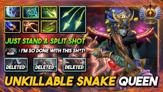 UNKILLABLE SNAKE QUEEN Medusa Max Slotted Item Build Just Stand & Split Shot 7.35d DotA 2