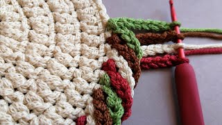 I crocheted 5 pieces in an hour. Beautiful crochet edge binding